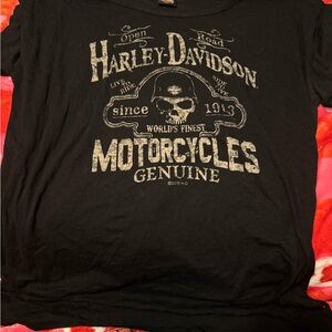 Harley-Davidson Black Skull Graphic Tee